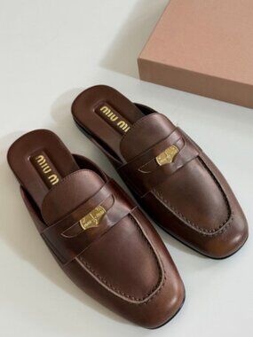 Miu Miu Half-Back Slides